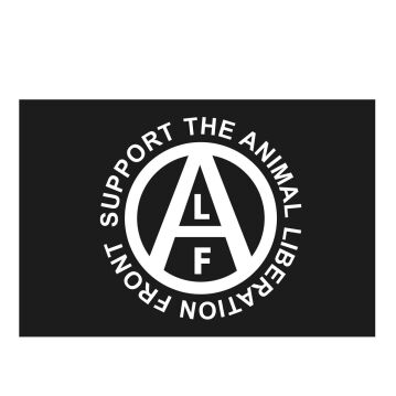 Fahne "Support the Animal Liberation Front"