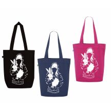 Tasche "Tierbefreierin & Hase" Bio|Fair