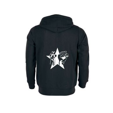 Zip Hoodie "Faust und Pfote" Bio|Fair