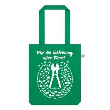 Einkaufstasche Für die Befreieung aller Tiere