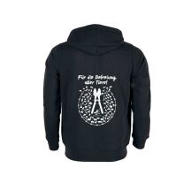 Zip Hoodie Für die Befreiung aller Tiere