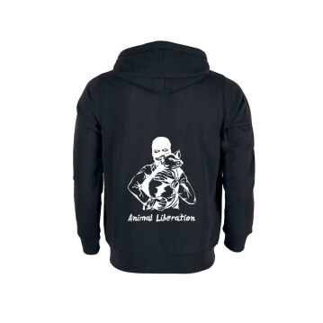 Zip Hoodie Tierbefreierin & Schwein
