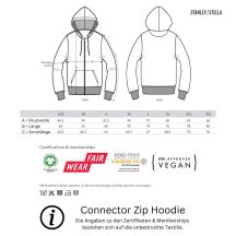 Zip Hoodie "Tierbefreierin & Hase" Bio|Fair