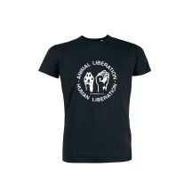 T-Shirt  &quot;Animal Liberation - Human Liberation&quot;   Bio|Fair