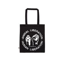 Einkaufsbeutel " Animal Liberation - Human Liberation" Bio|Fair