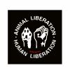 10x Aufkleber "Animal Liberation - Human Liberation"