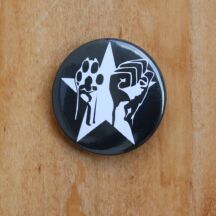 Button Faust & Pfote schwarz