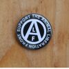 Button "Support the Animal Liberation Front" schwarz