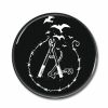 Button "ALF  the Animal Liberation Front" schwarz