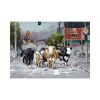 Postkarte "Crossing IV" von Hartmut Kiewert