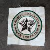 Aufnäher gestickt "Animal Liberation - Human Liberation"