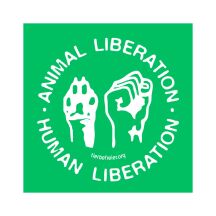 10x Aufkleber "Animal Liberation - Human...