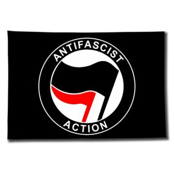 Fahne "Antifascist Action"