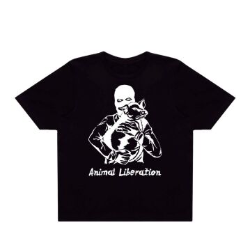 T-Shirt Boxy Tierbefreierin & Schwein