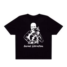 T-Shirt Boxy Tierbefreierin & Schwein
