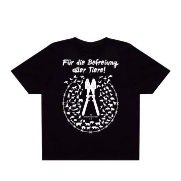 T-Shirt Boxy Für die Befreiung aller Tiere