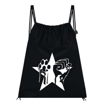 Rucksack/Sportbeutel Faust und Pfote