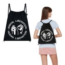 Rucksack/Sportbeutel Animal Liberation - Human Liberation