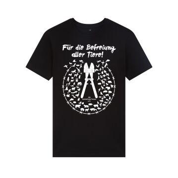 T-Shirt tailliert Für die Befreieung aller Tiere